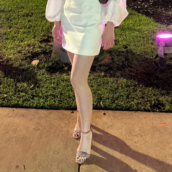 Steve Madden Rose Gold Glitter Heels - Picture 2 of 2